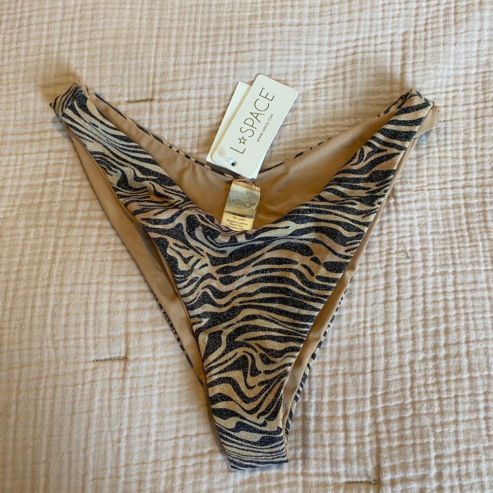 L*Space NWT high waisted bathing suit bottoms